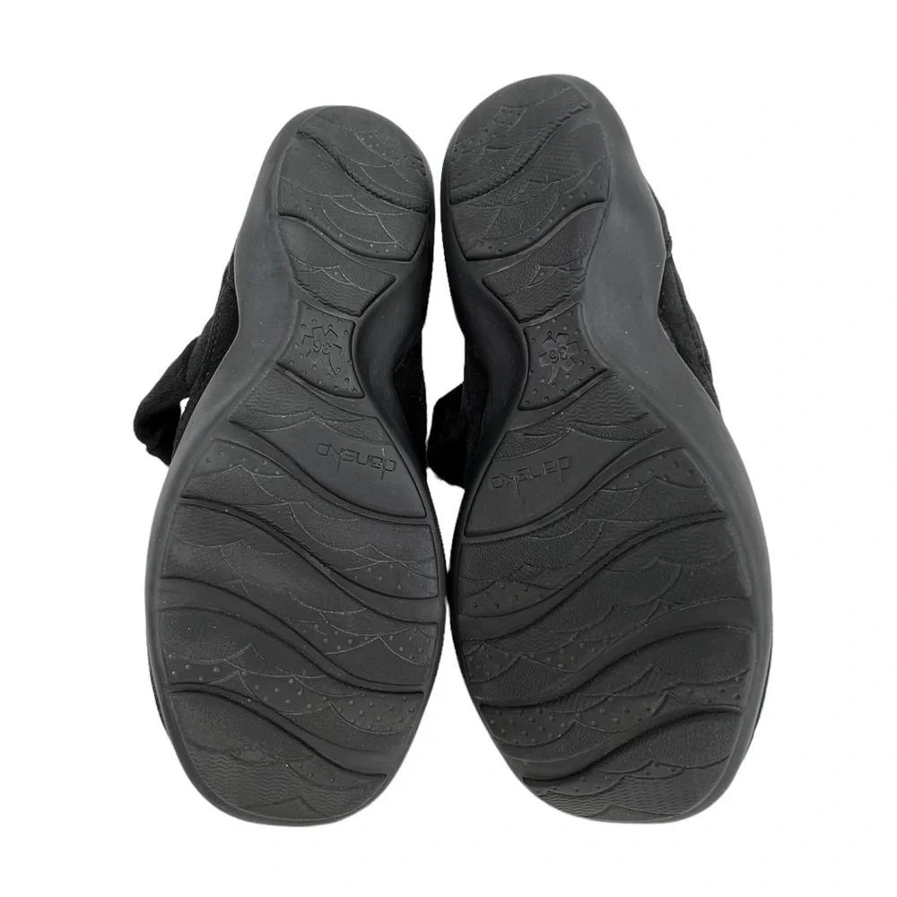 Dansko Shoes ‘Chrissy’ Mary Jane Suede Leather Black Size 36 = 5.5 - 6